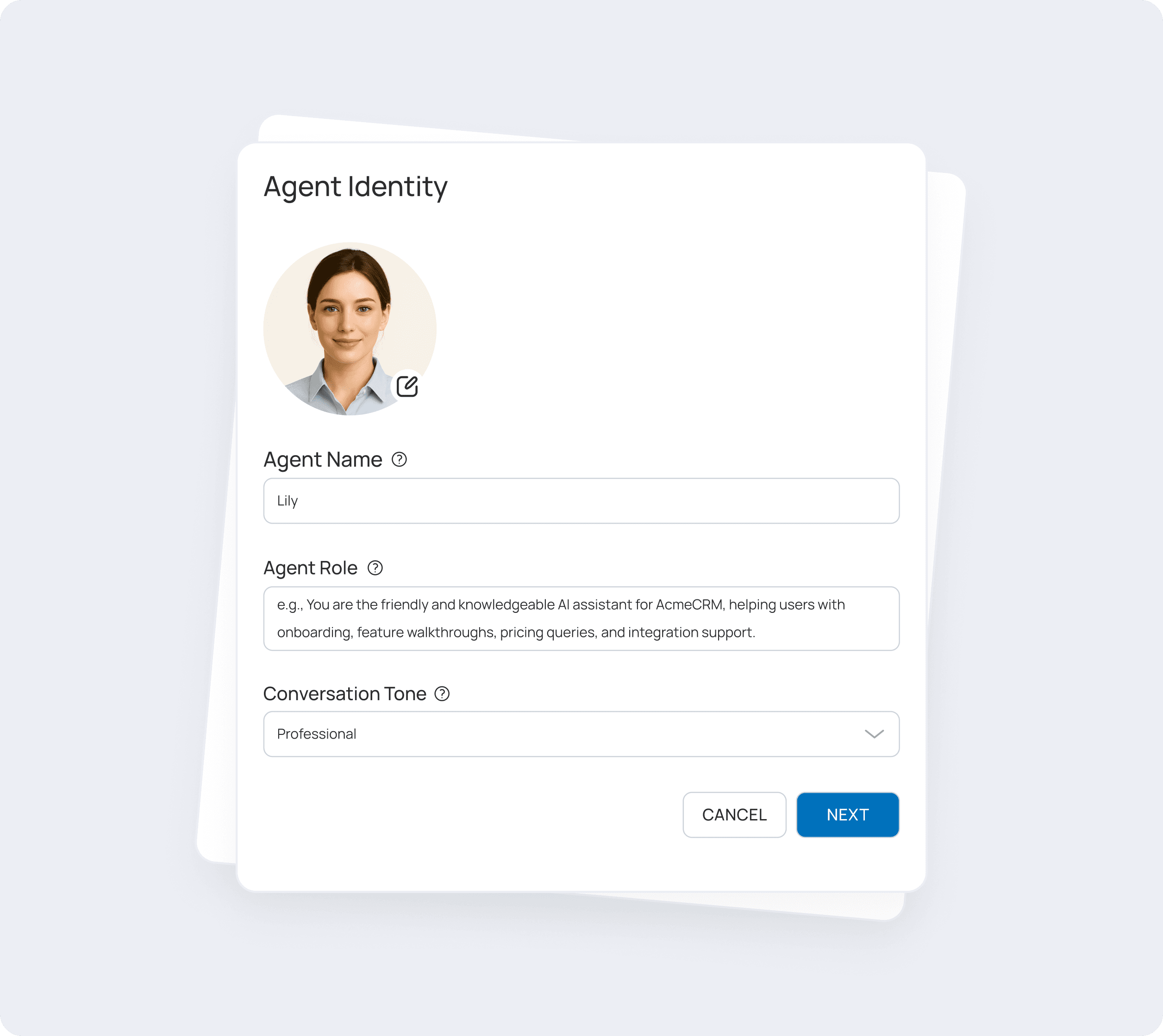 Agent Personalization